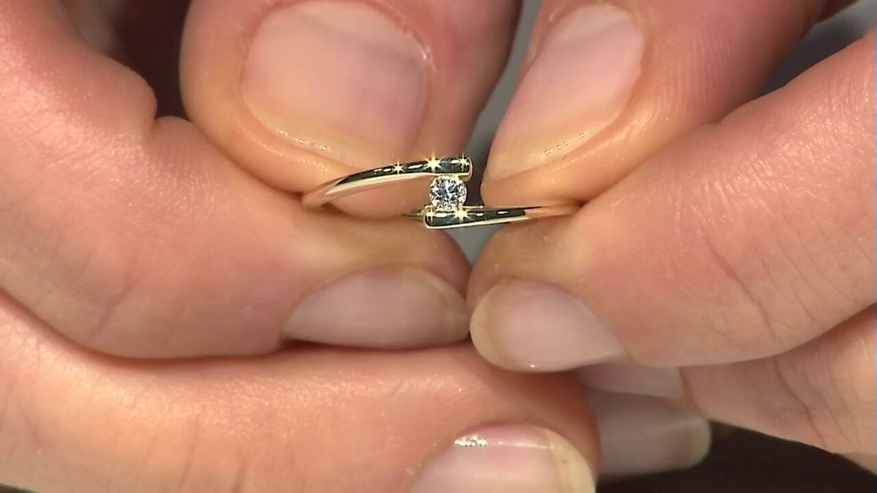 Video 9K Flawless (F) Diamond Gold Ring