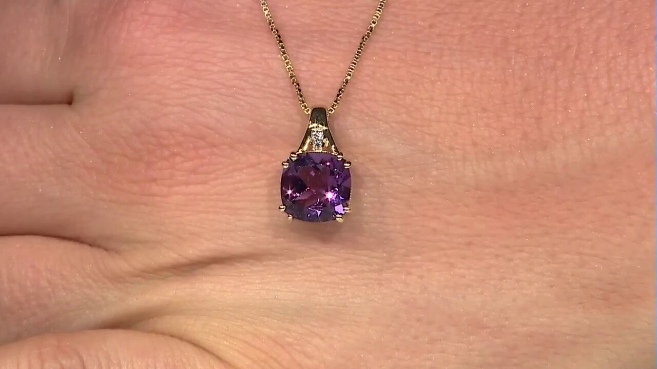 Video Moroccan Amethyst Silver Pendant