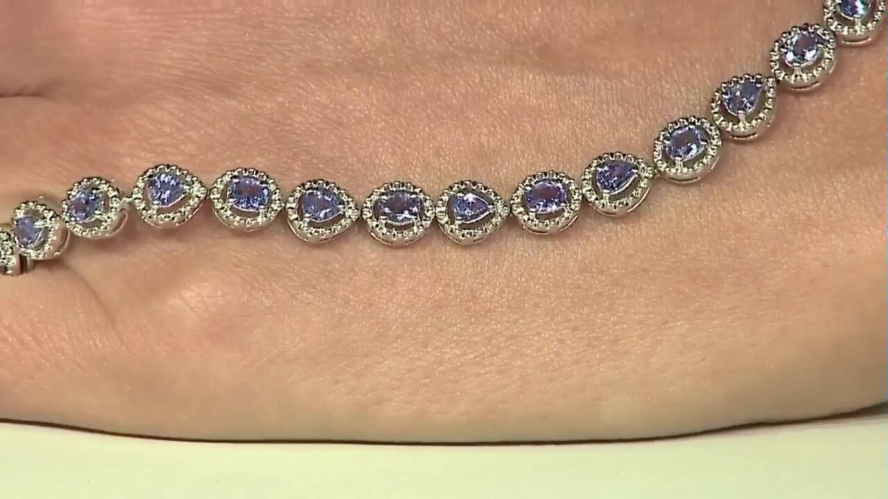 Video Bracelet en argent et Tanzanite