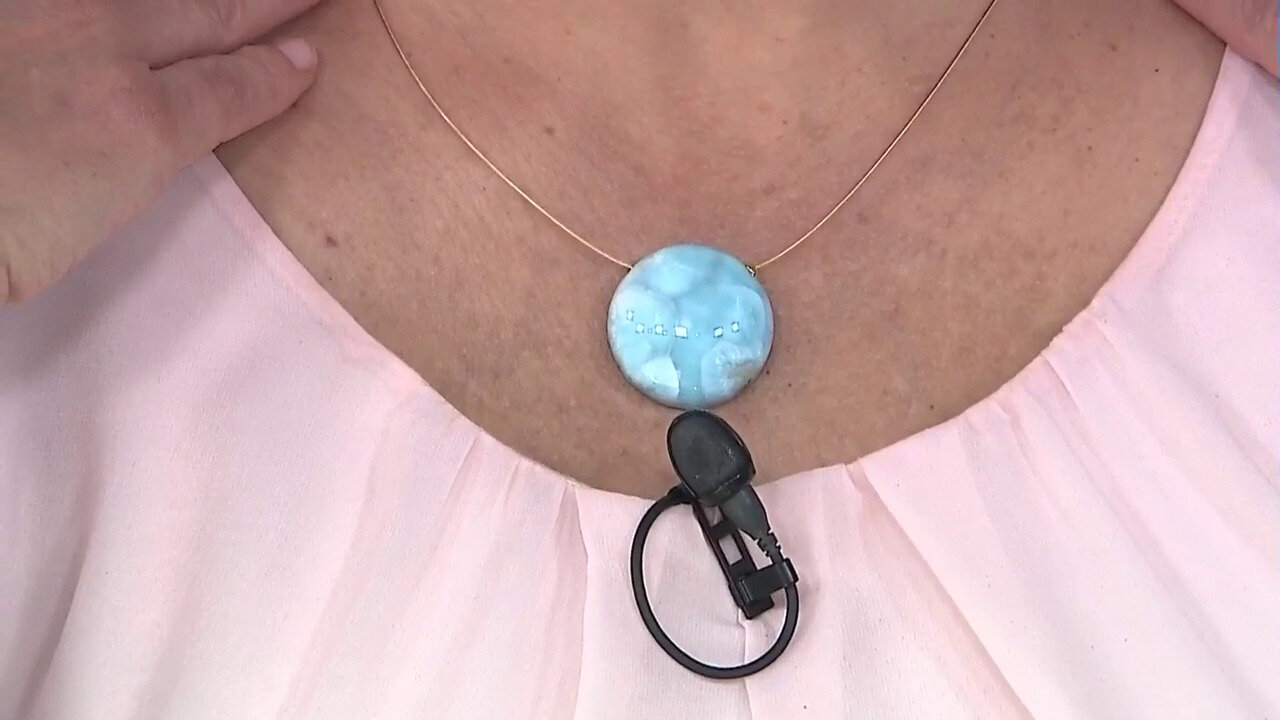 Video Collier en argent et Larimar