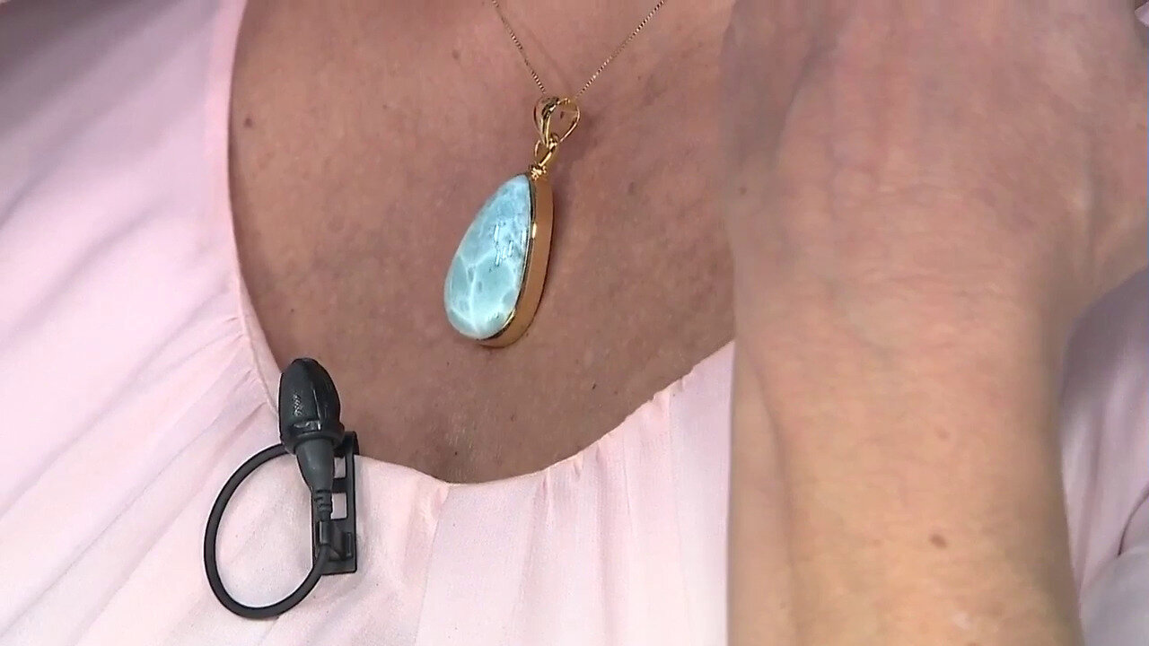 Video Larimar Silver Pendant