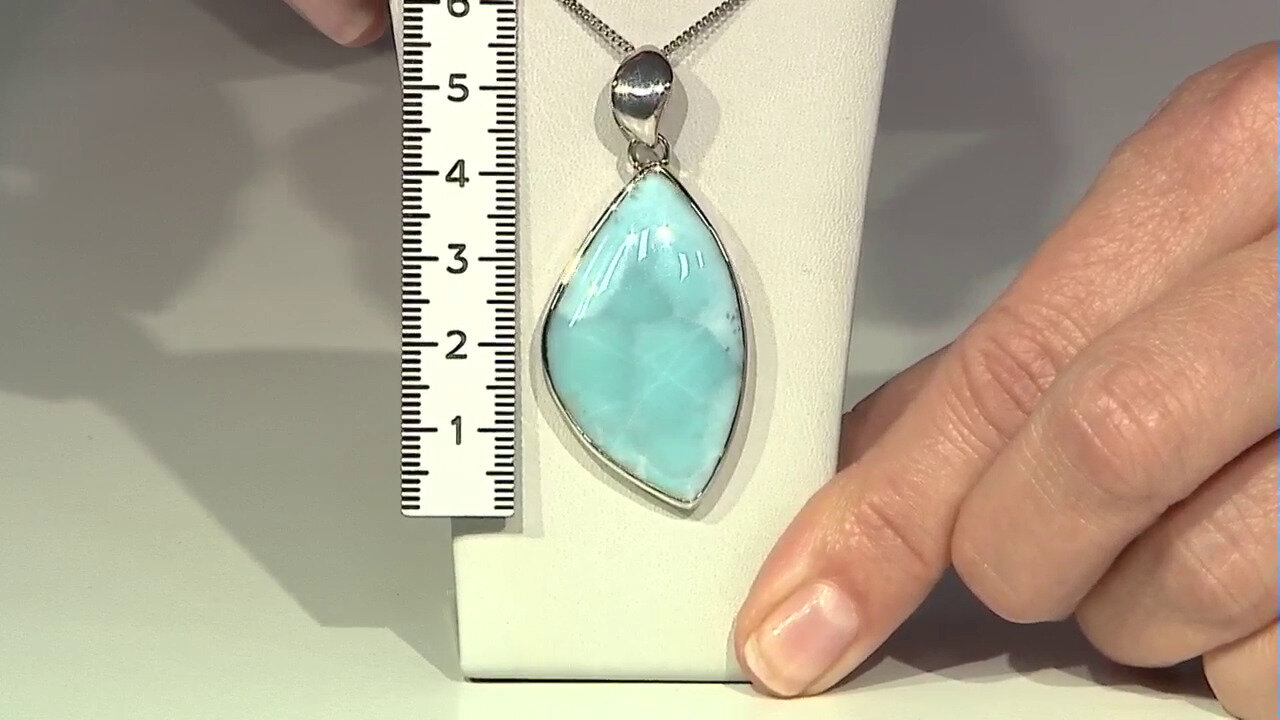 Video Larimar Silver Pendant