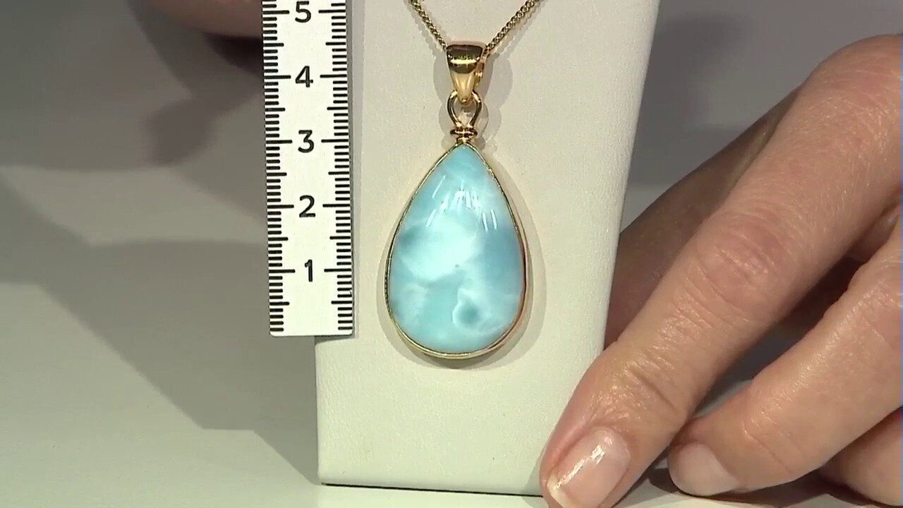 Video Larimar Silver Pendant