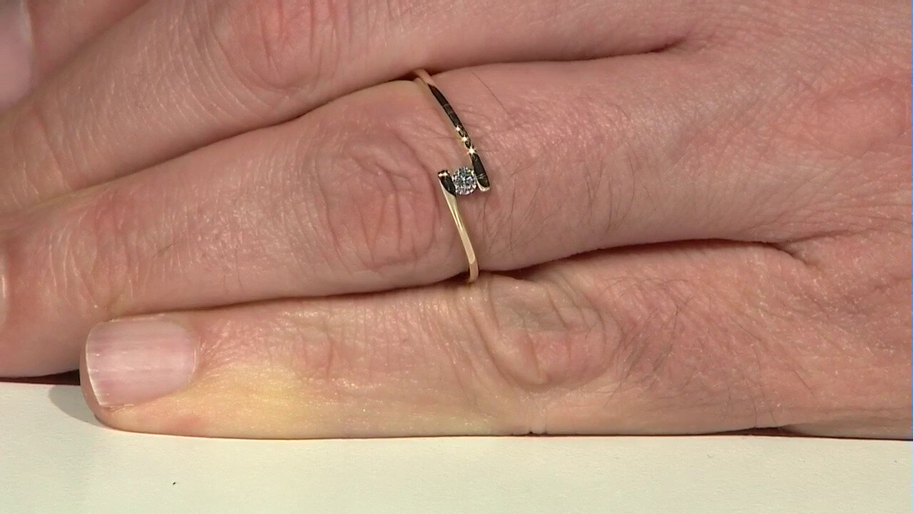 Video 9K Flawless (F) Diamond Gold Ring