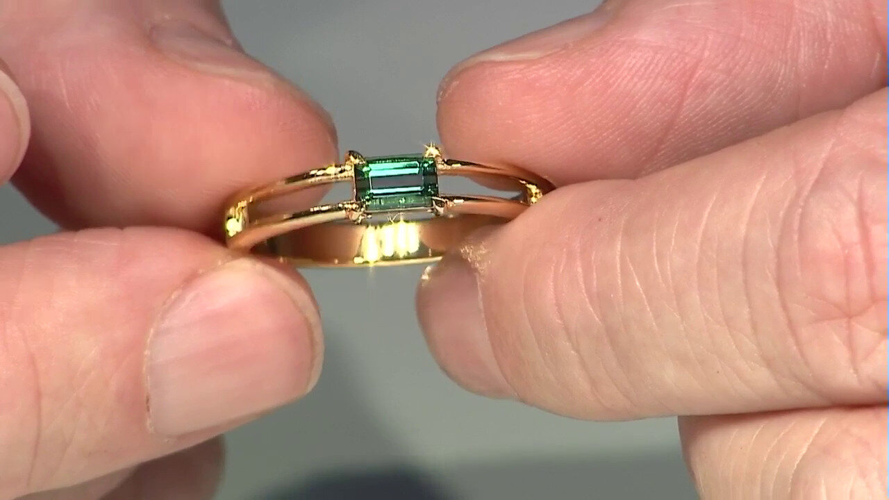 Video Indicolite Silver Ring