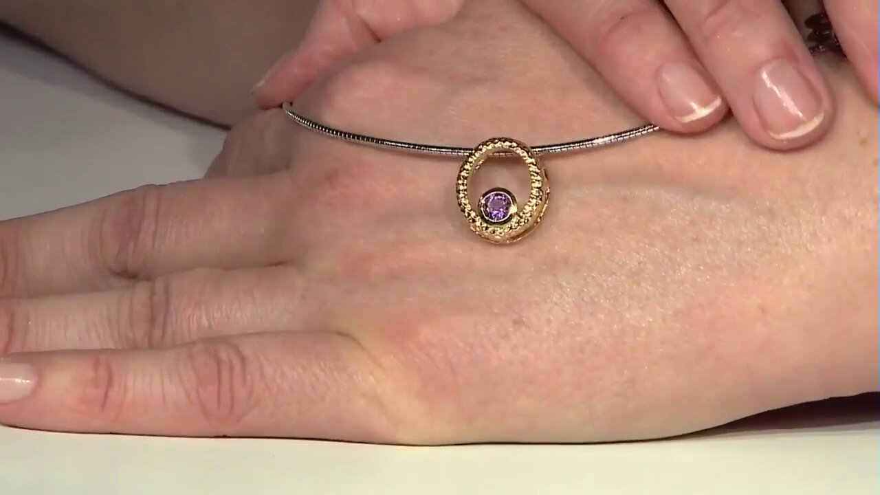 Video Marokkanischer Amethyst-Silberanhänger (MONOSONO COLLECTION)