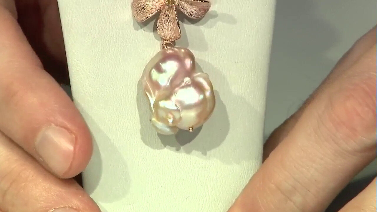 Video Ming Pearl Silver Pendant (TPC)