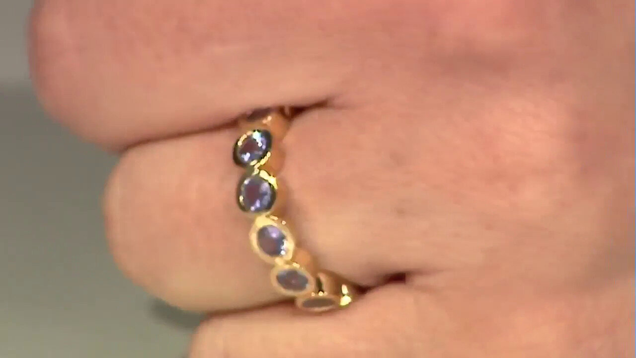 Video Tanzanite Silver Ring