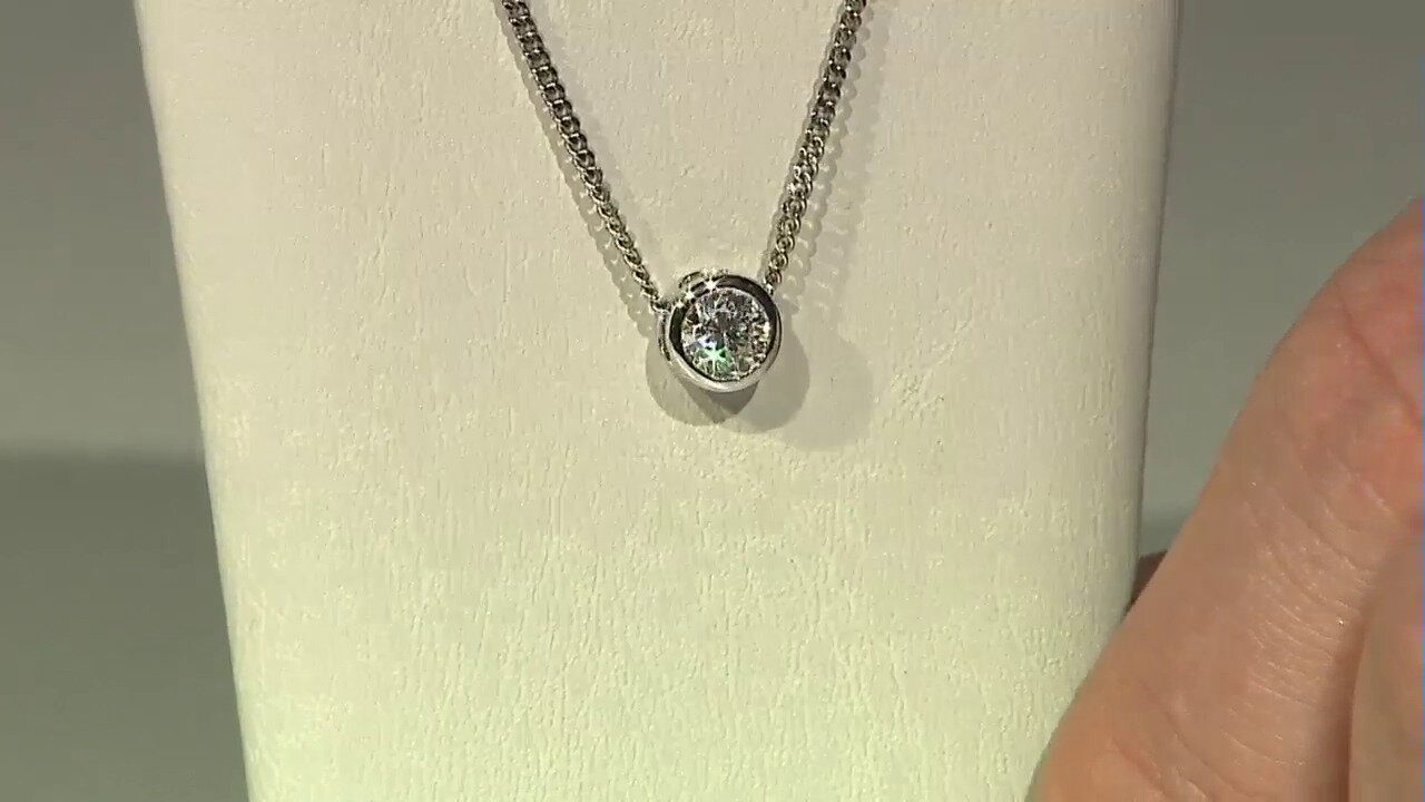 Video 14K SI1 (G) Diamond Gold Pendant (Annette)