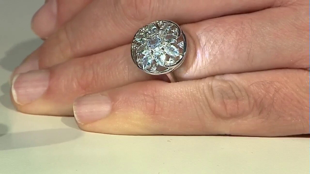 Video Paraiba Tourmaline Silver Ring