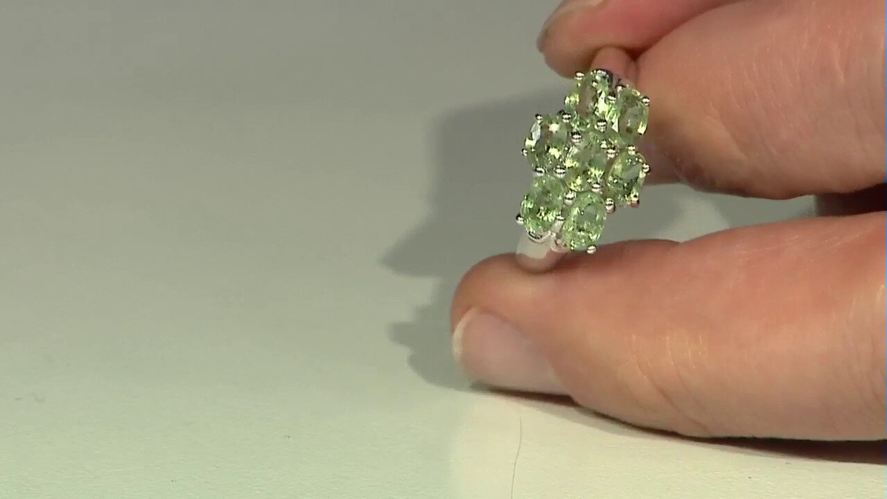 Video Zilveren ring met Paraiba toermalijnen