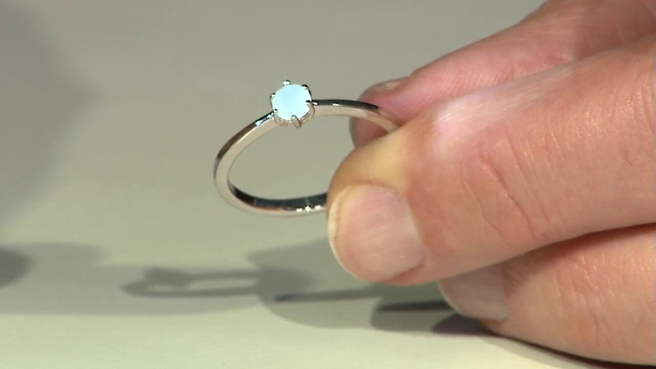 Video Paraiba Opal Silver Ring