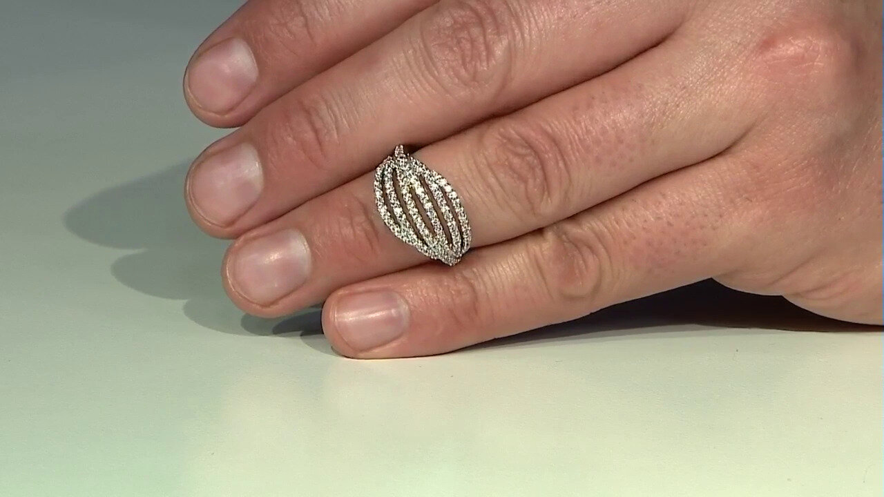 Video Anillo en plata con Zircón