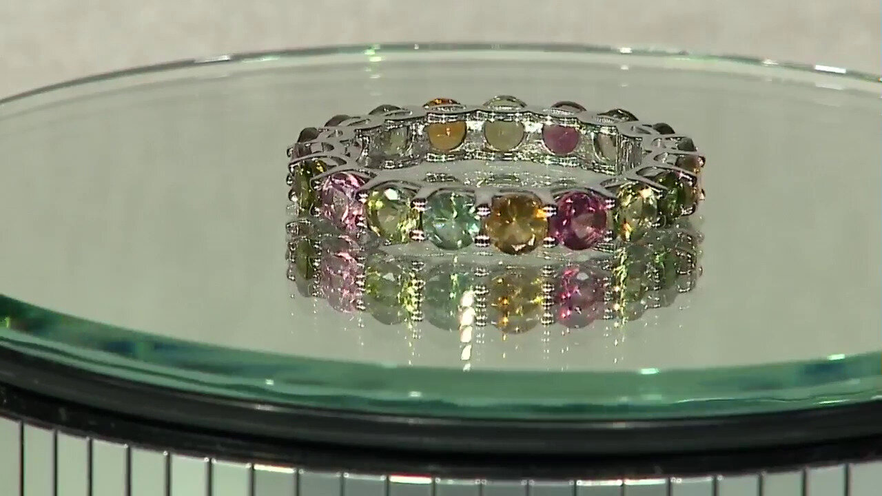 Video 9K Fancy Tourmaline Gold Ring (La Revelle)