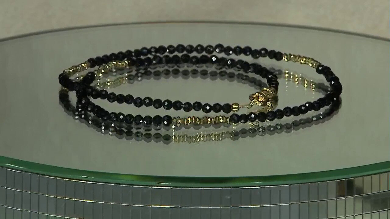 Video Black Spinel Silver Necklace