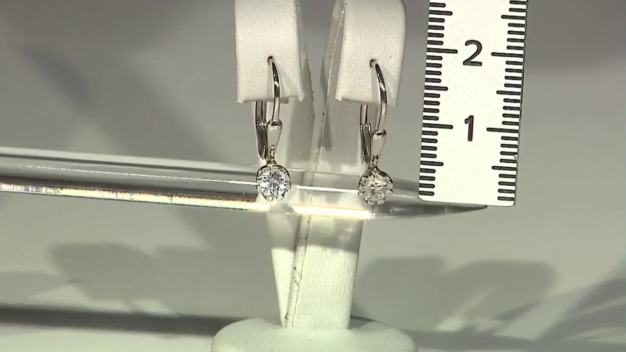 Video Boucles d'oreilles en argent et Zircon