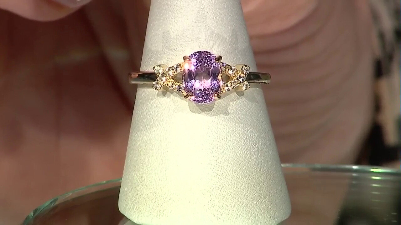 Video Bague en argent et Kunzite