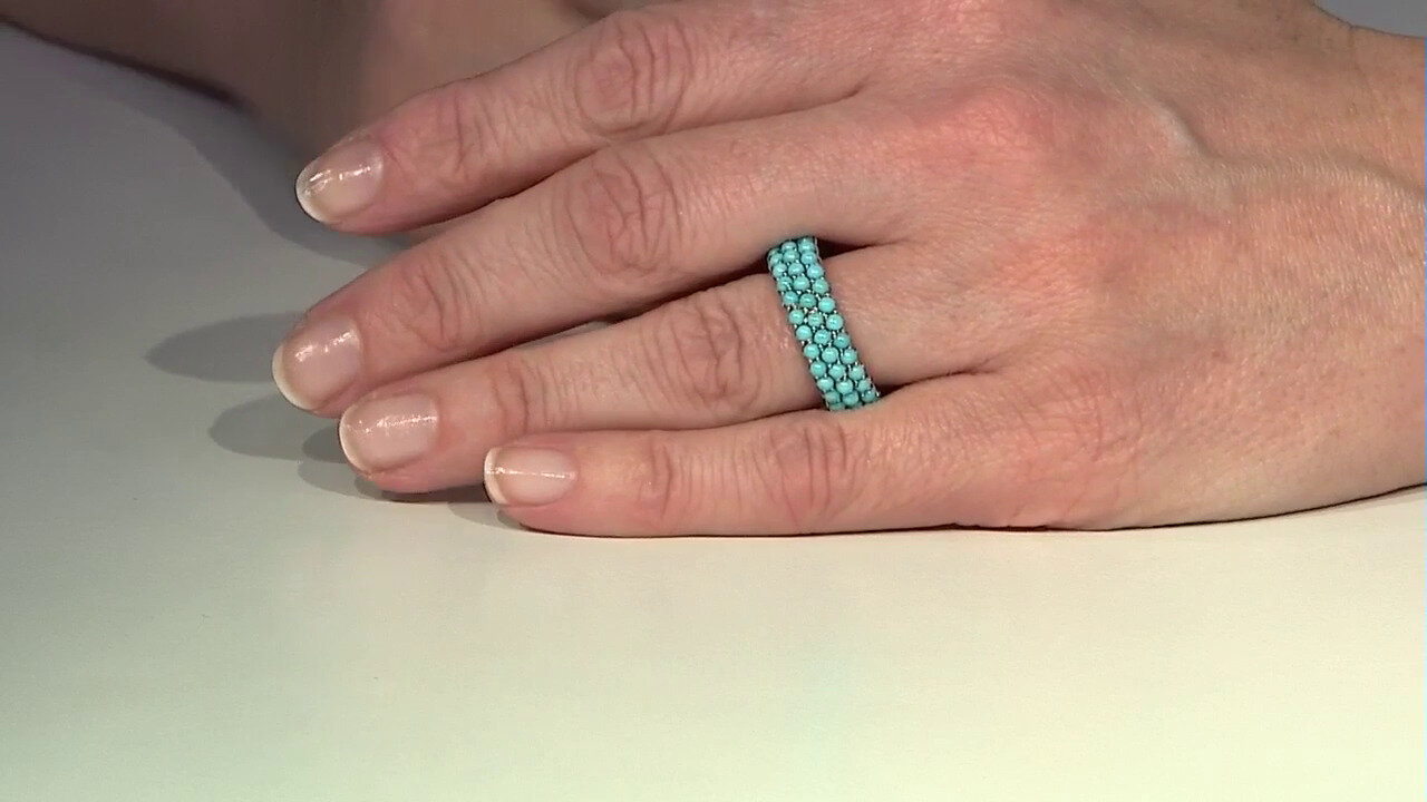 Video Sleeping Beauty Turquoise Silver Ring