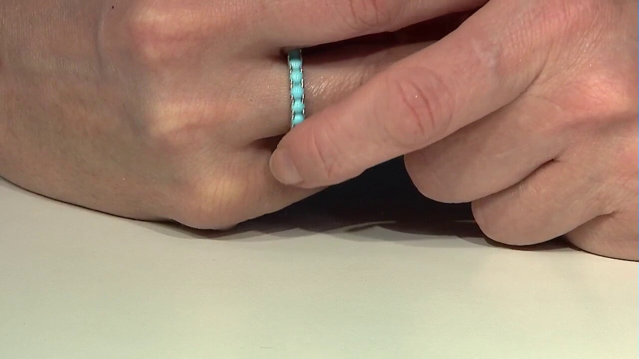 Video Sleeping Beauty Turquoise Silver Ring