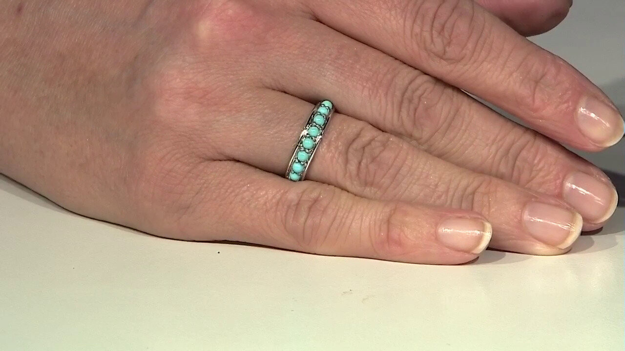 Video Sleeping Beauty Turquoise Silver Ring