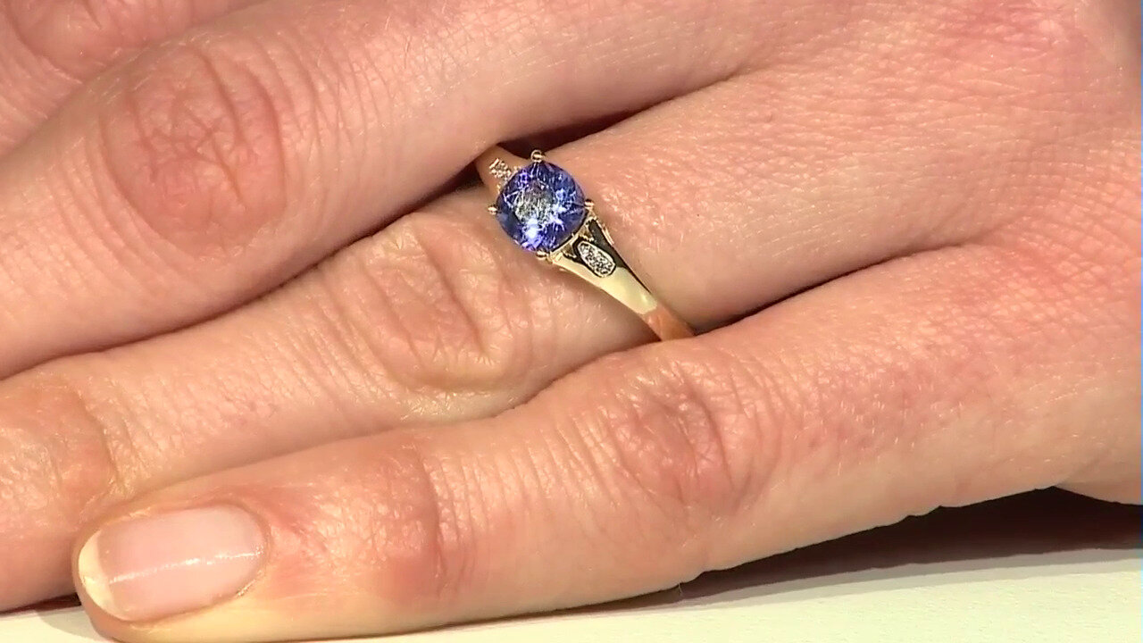 Video 9K Tanzanite Gold Ring