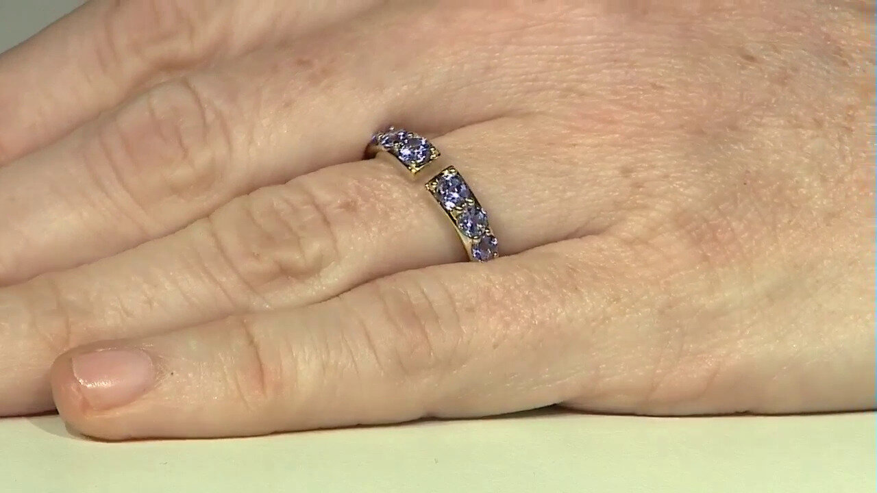 Video 9K Tanzanite Gold Ring (KM by Juwelo)