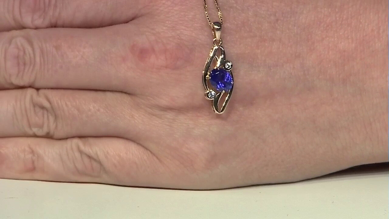 Video 9K Tanzanite Gold Pendant