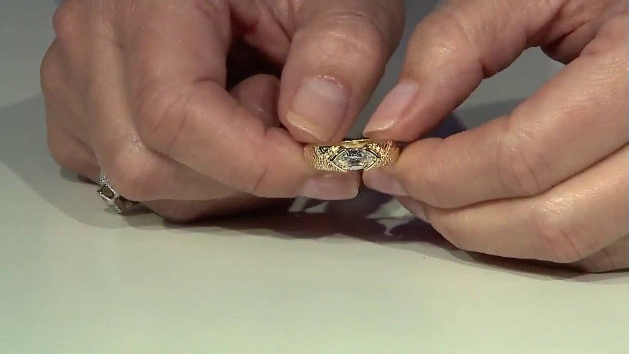 Video Bague en argent et Zircon (de Melo)