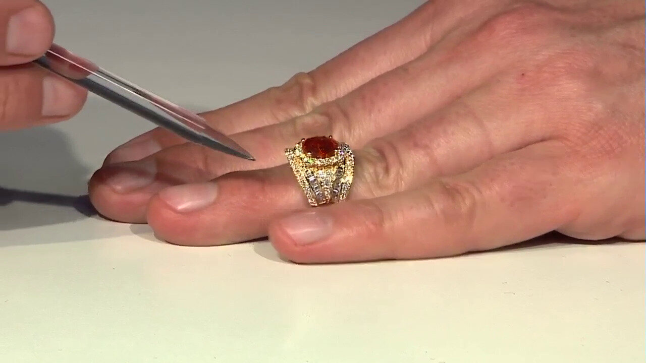 Video 18K Spessartite Gold Ring (de Melo)