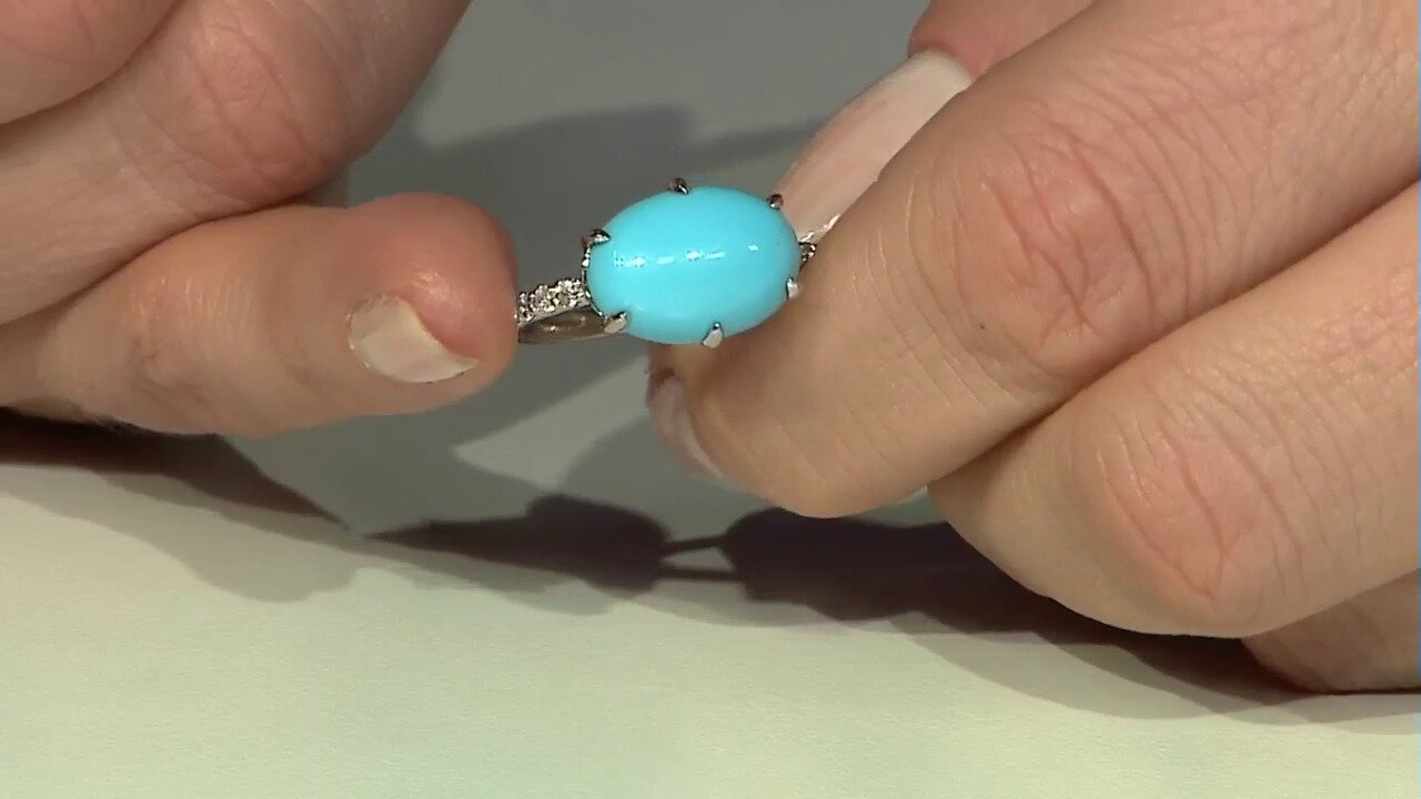 Video Sleeping Beauty Turquoise Silver Ring (Faszination Türkis)