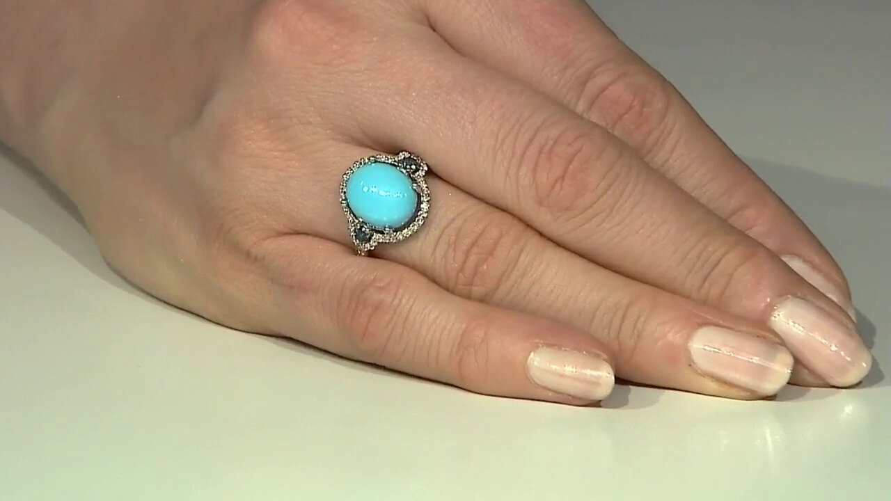 Video Sleeping Beauty Turquoise Silver Ring (Faszination Türkis)