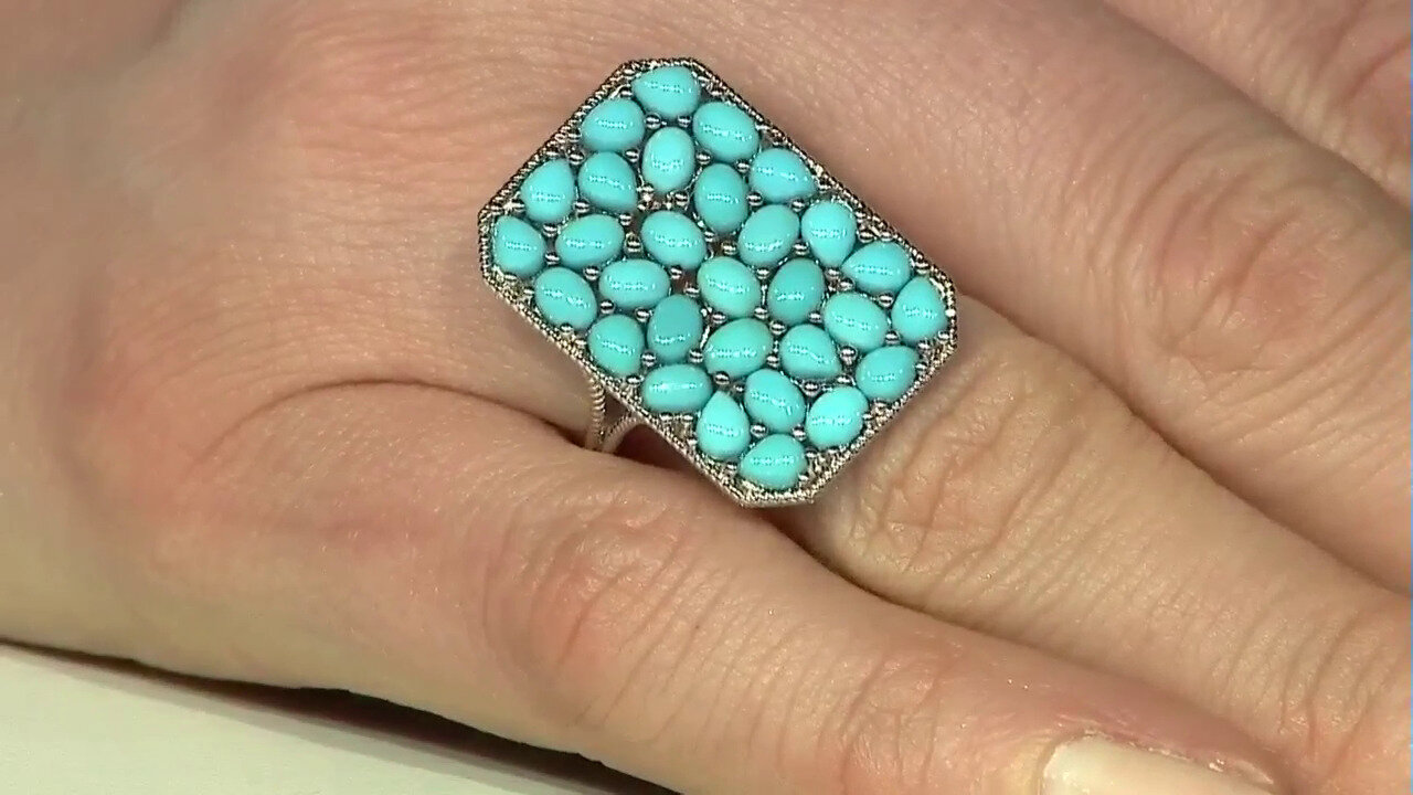 Video Sleeping Beauty Turquoise Silver Ring (Faszination Türkis)