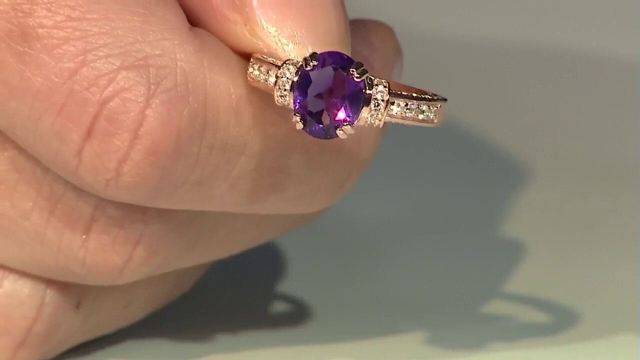 Video Moroccan Amethyst Silver Ring