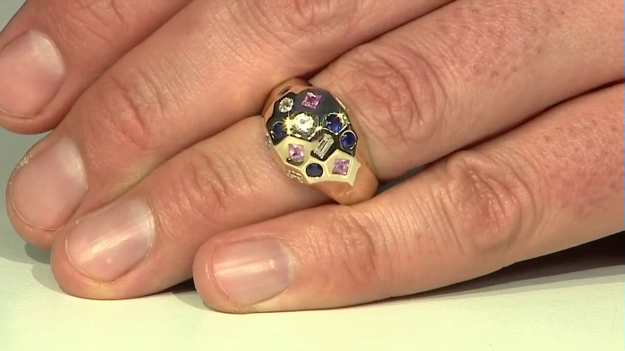 Video Bague en or et Zircon (Adela Gold)