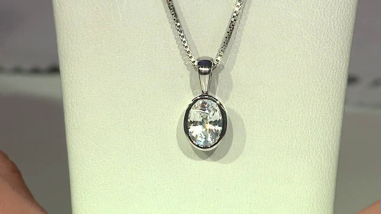 Video Zircon Silver Pendant