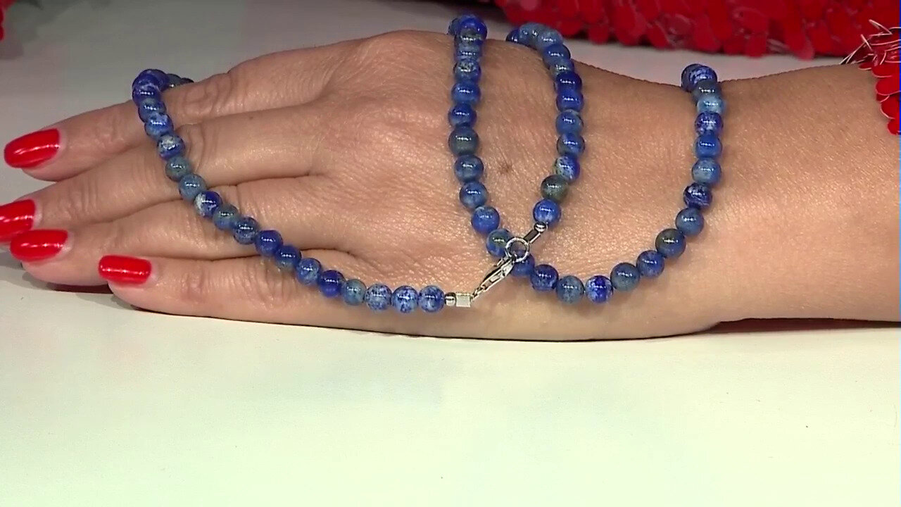 Video Lapis Lazuli Silver Necklace