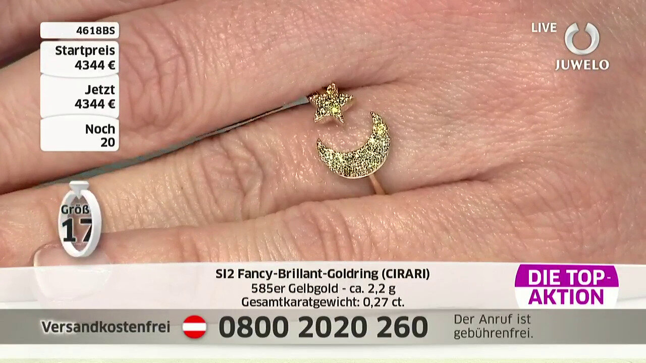 Video 14K SI2 Fancy Diamond Gold Ring (CIRARI)