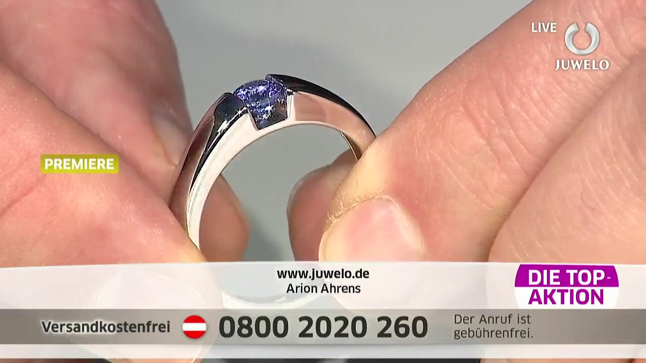 Video Bague en argent et Tanzanite