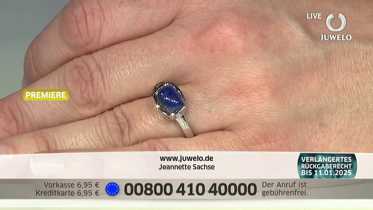 Video Anillo en plata con Lapislázuli