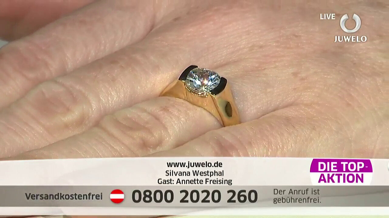 Video Zircon Silver Ring