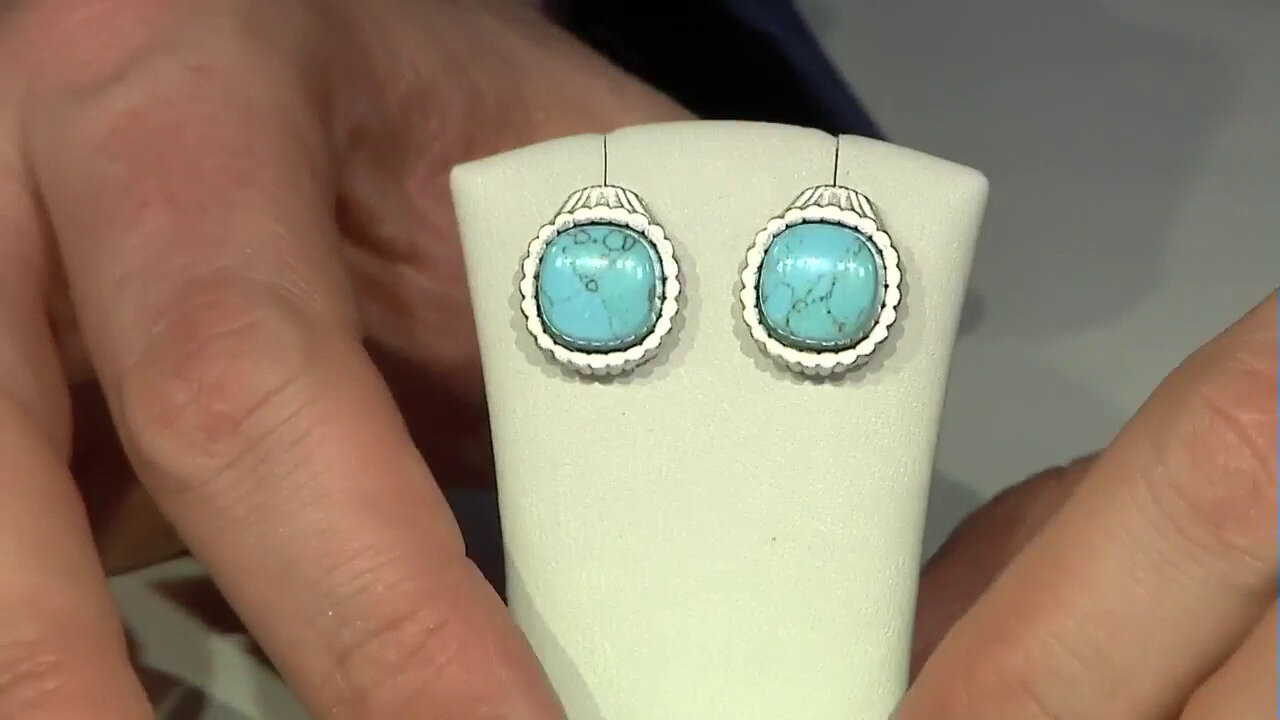 Video Turquoise Silver Earrings (dagen)