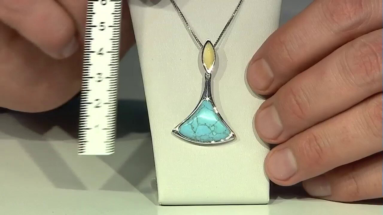 Video Turquoise Silver Pendant (dagen)