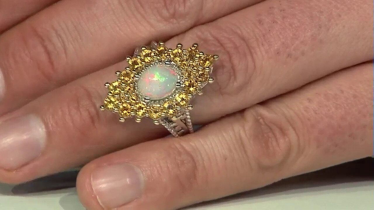 Video Welo Opal Silver Ring (Dallas Prince Designs)