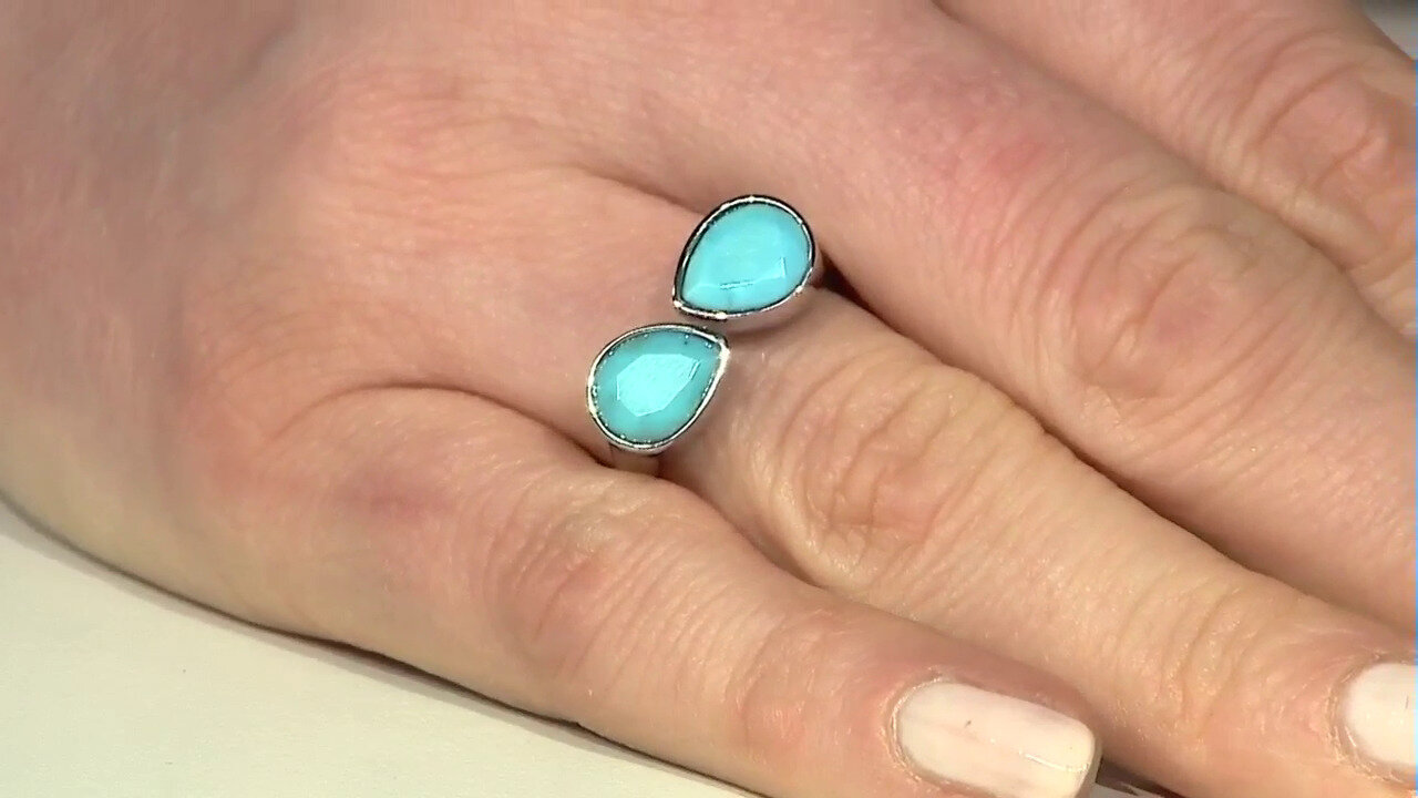 Video Turquoise Silver Ring