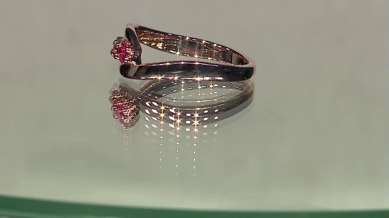 Video Anillo en plata con Turmalina rosa de Nigeria