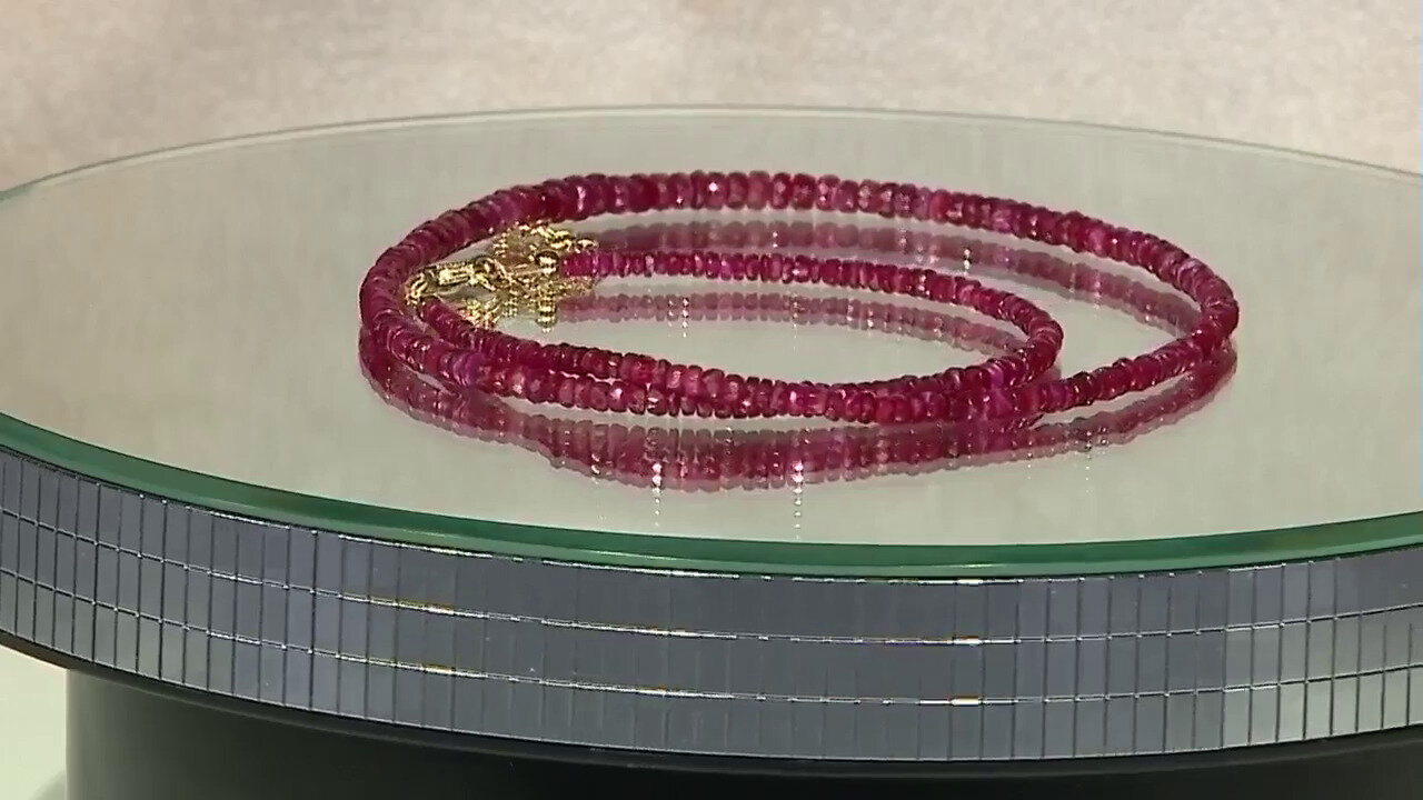 Video Longido Ruby Silver Necklace