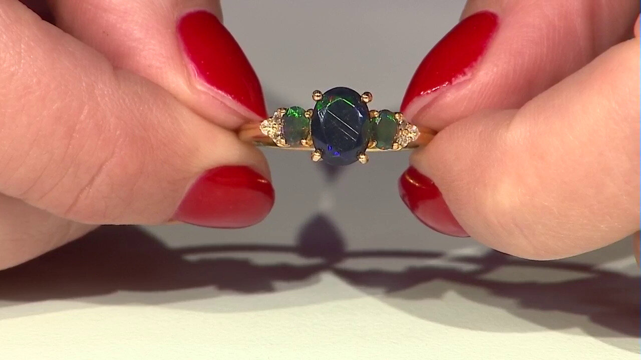 Video Mezezo Opal Silver Ring