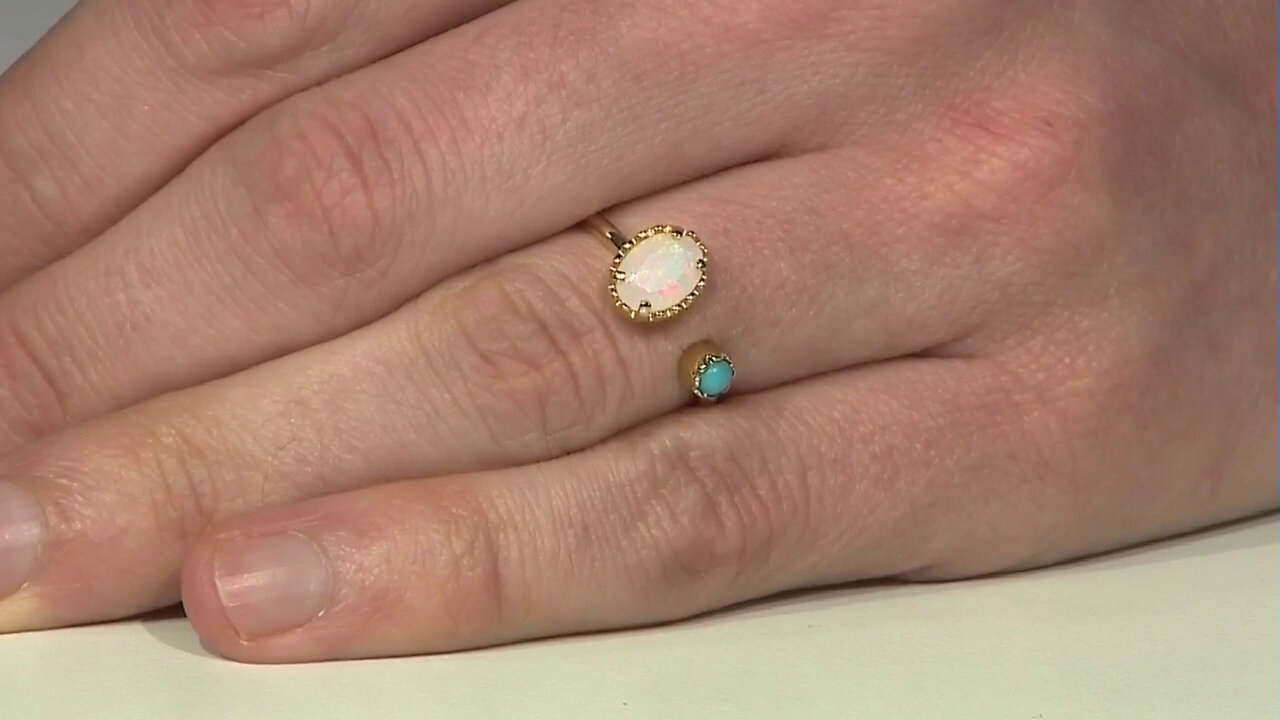 Video Welo Opal Silver Ring