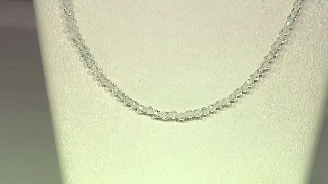 Video Collier en argent et Topaze blanche