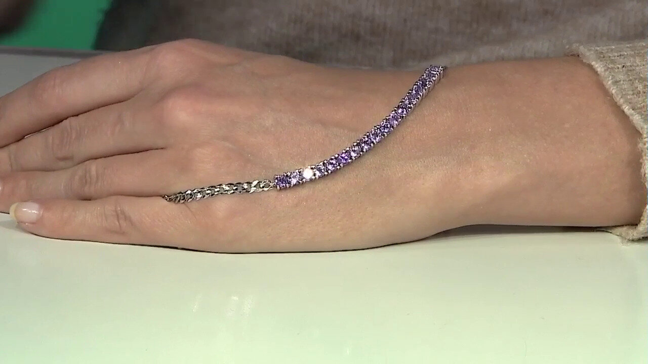 Video Bracelet en argent et Améthyste